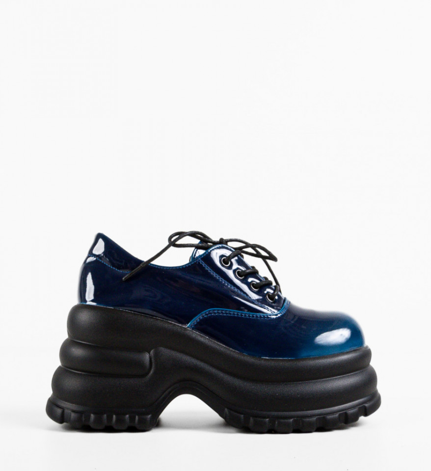 Pantofi Casual dama Genevya Albastri - Img 1