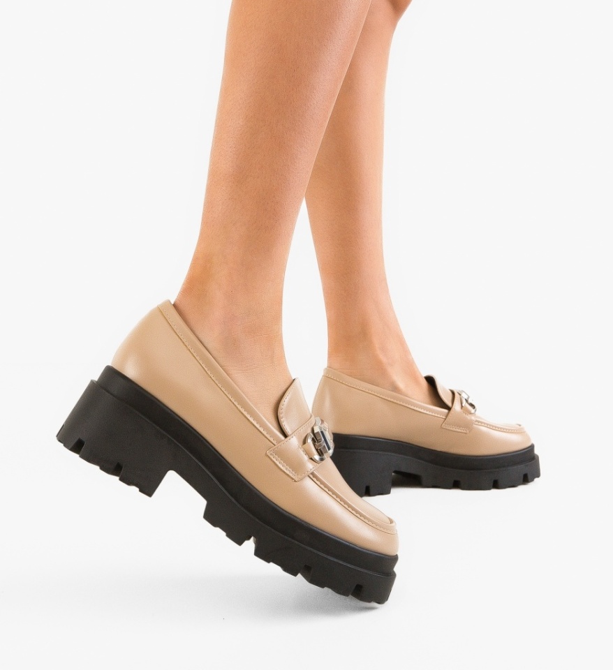 Pantofi Casual dama Kajus Khaki - Img 7