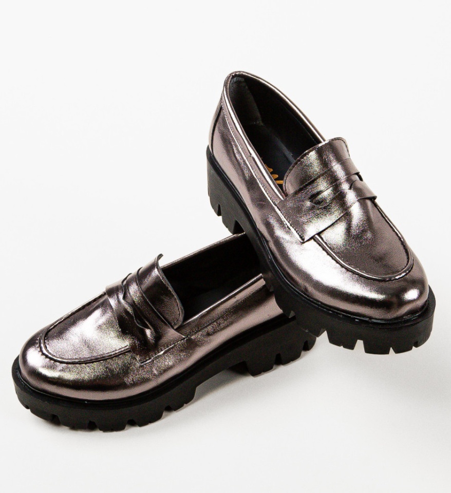 Pantofi Casual dama Kardy Gri - Img 8