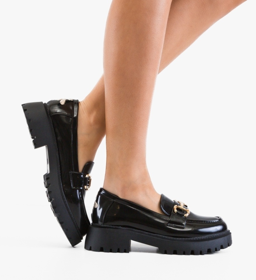 Pantofi casual dama Linese Negri - Img 2