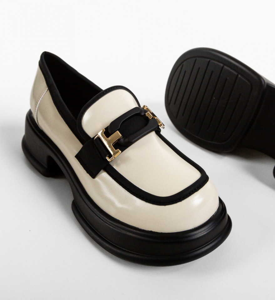 Pantofi Casual dama Maltek Bej - Img 1