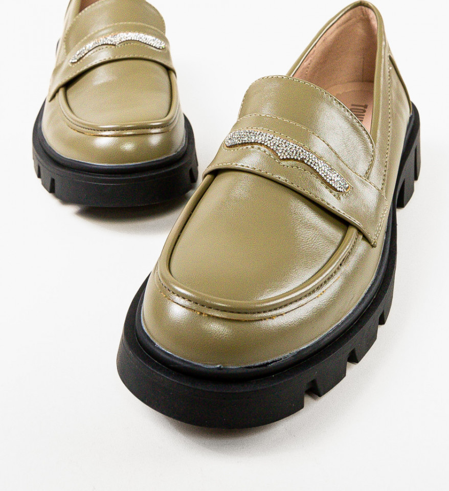 Pantofi casual dama Sacipo Verzi - Img 3