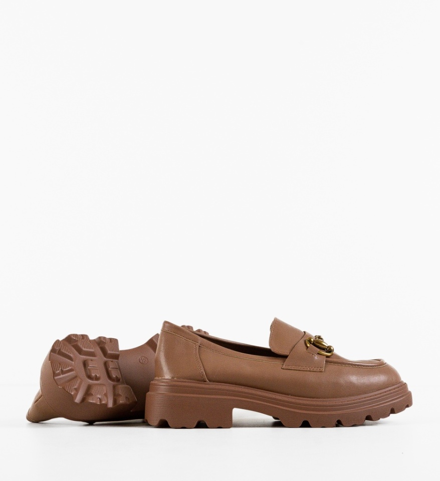 Pantofi Casual dama Sashi Bej - Img 2