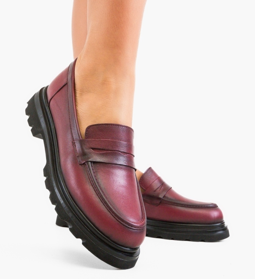 Pantofi casual dama Sheep Grena - Img 5