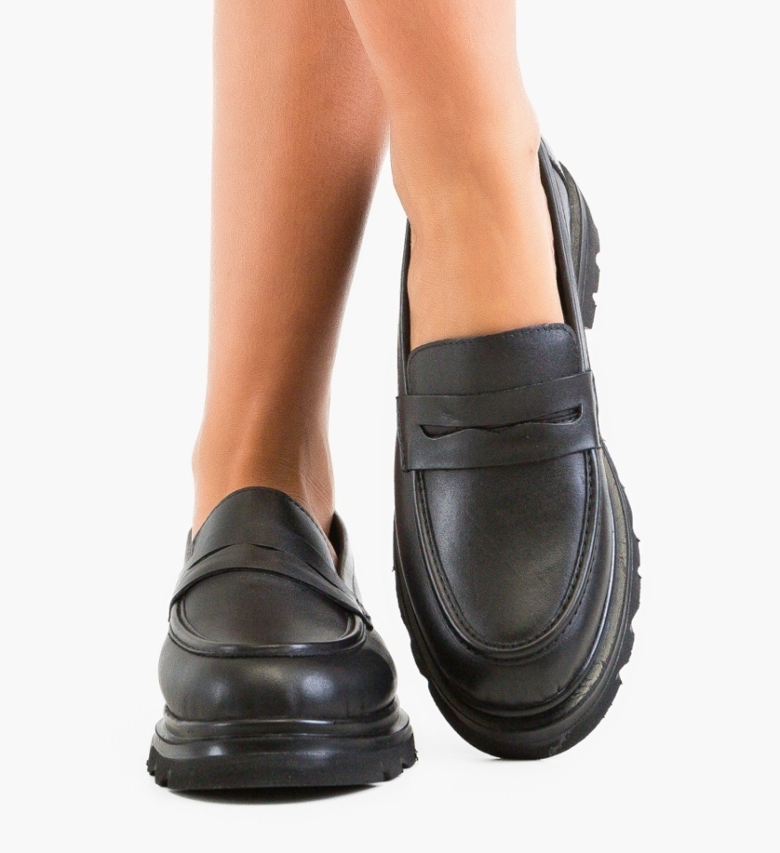 Pantofi casual dama Sheep Negri - Img 5