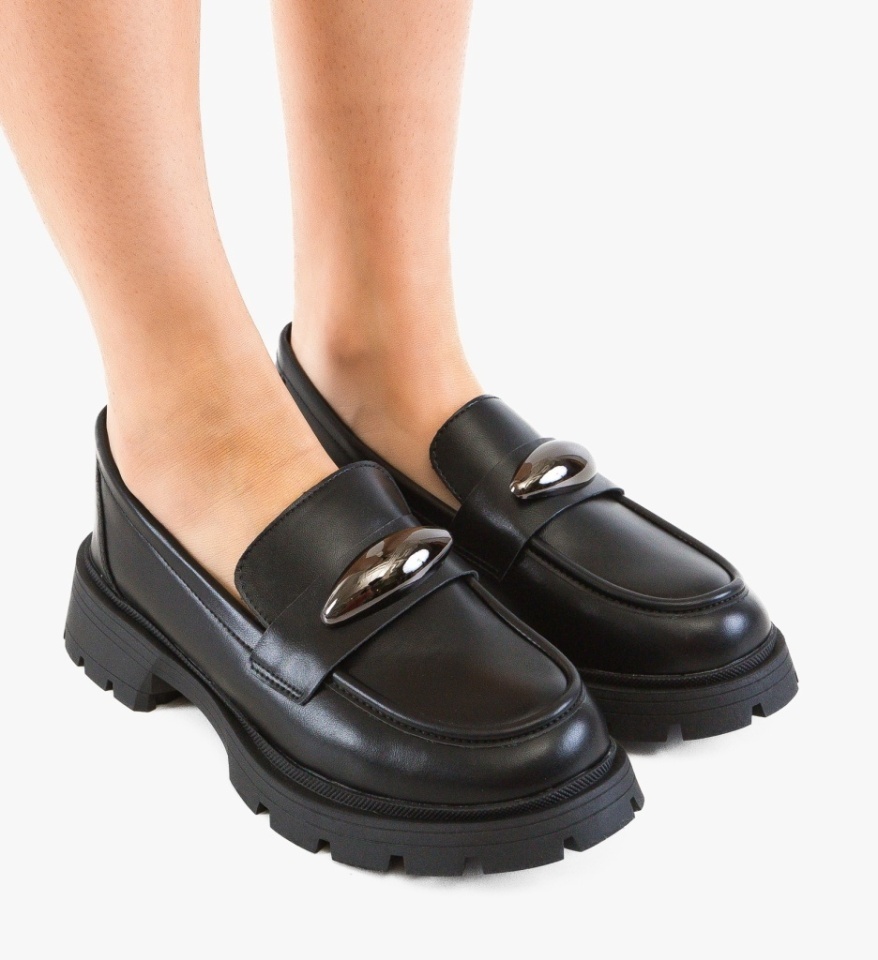Pantofi casual dama Torant Negri - Img 5