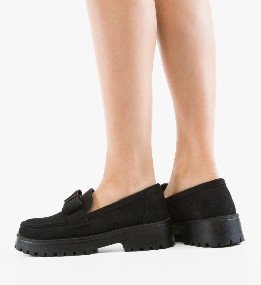 Pantofi casual dama Tyrewn Negri 2 - Img 3