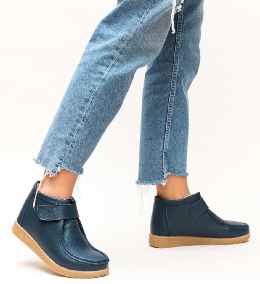 Pantofi Casual Debir Albastri - Img 11