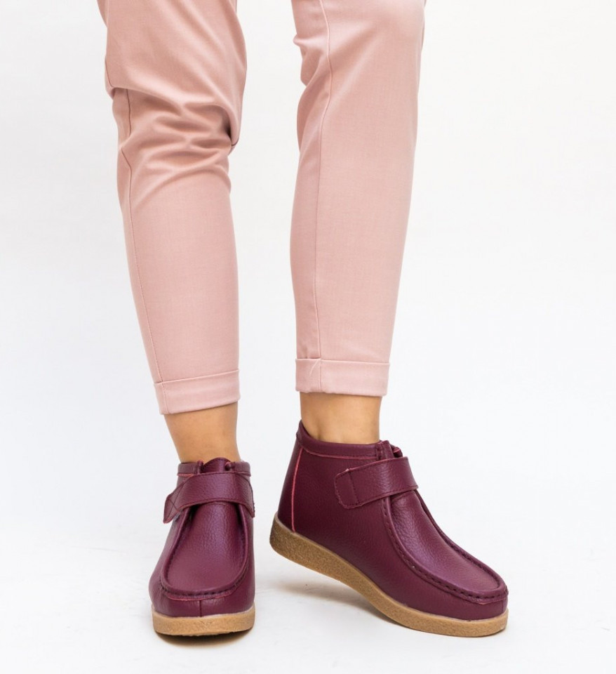 Pantofi Casual Debir Grena - Img 5