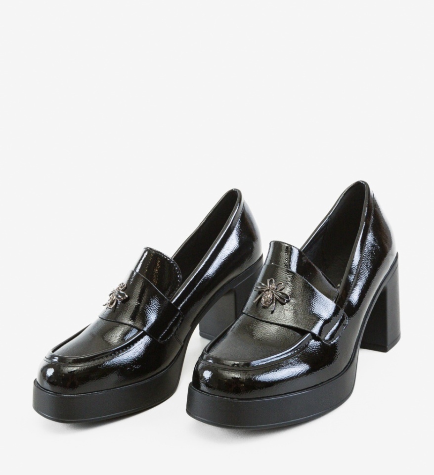 Pantofi Casual Diamus Negri 2 - Img 2