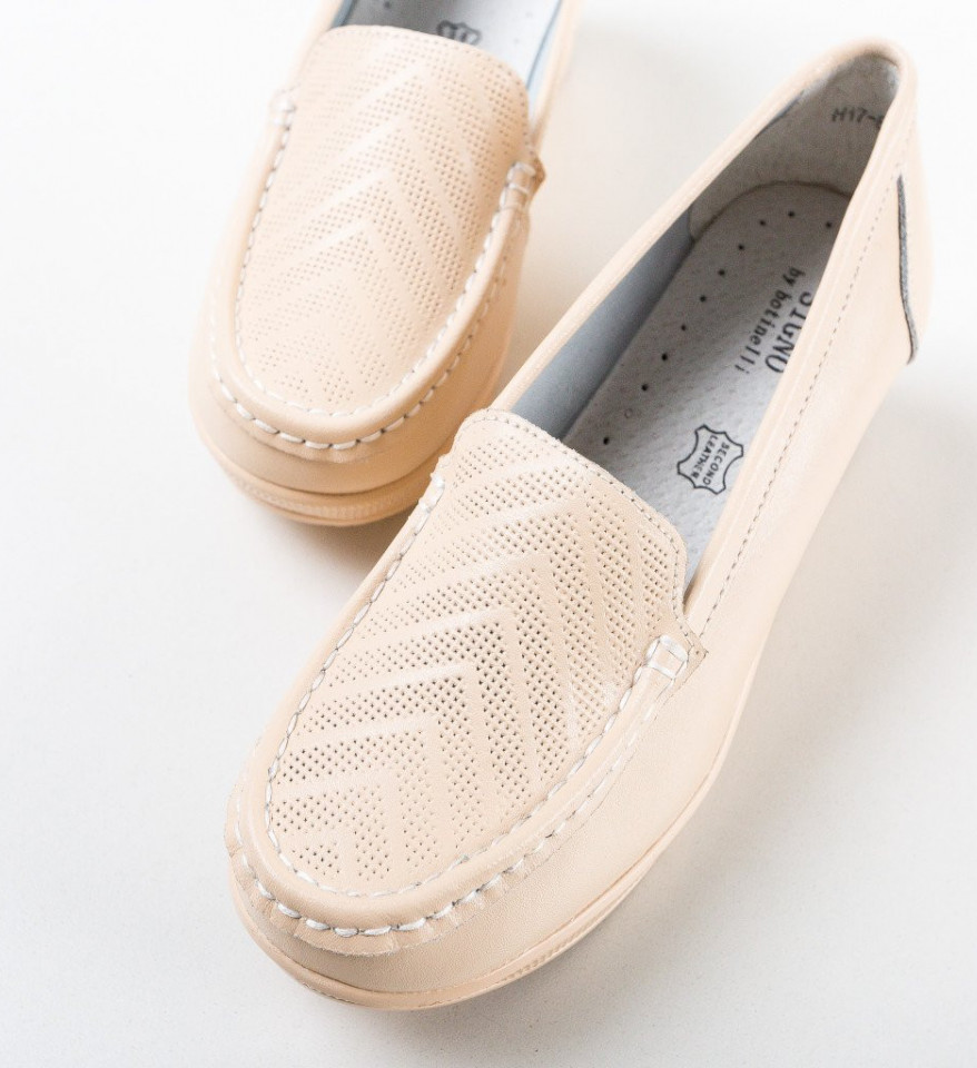 Pantofi Casual Ely Bej - Img 3
