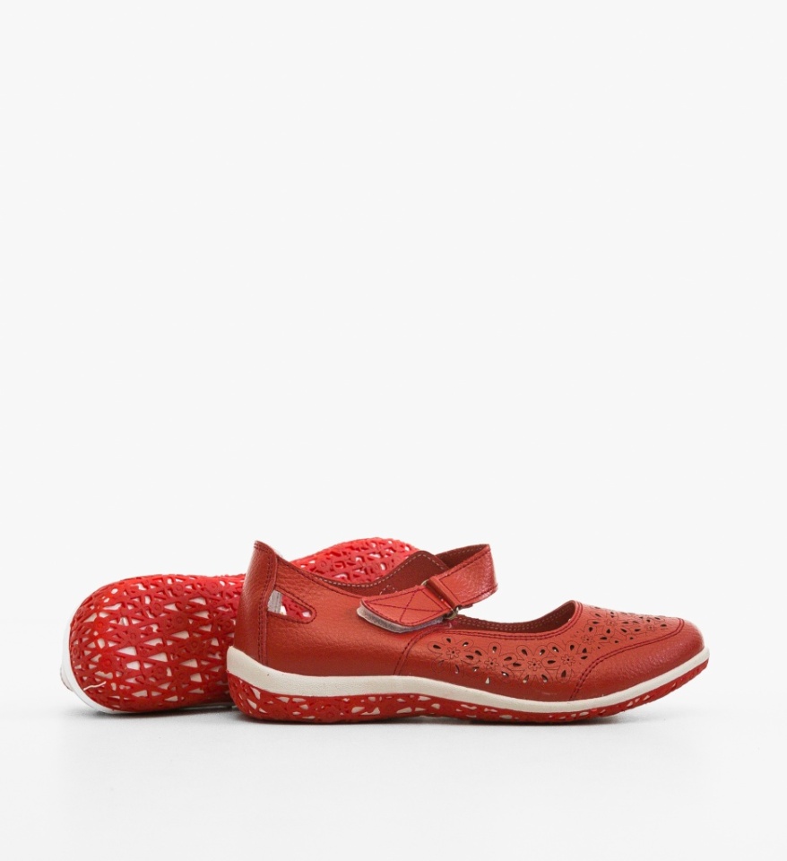 Pantofi Casual Fayvel Rosii - Img 3