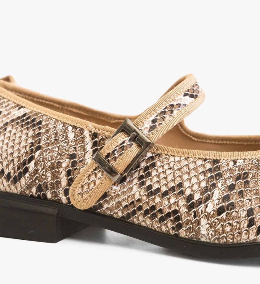 Pantofi Casual Greta Bej 2 - Img 3