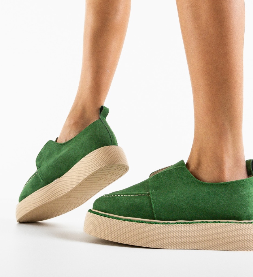 Pantofi Casual Hayter Verzi - Img 6