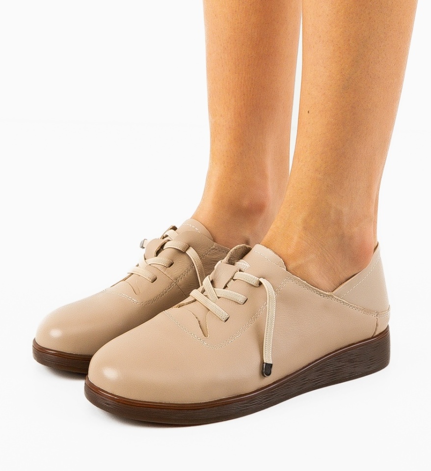 Pantofi Casual Heleg Bej - Img 5