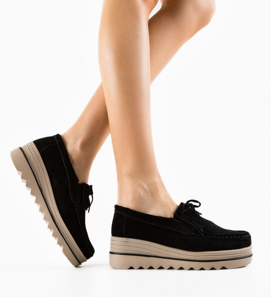 Pantofi Casual Hipok Negri - Img 5
