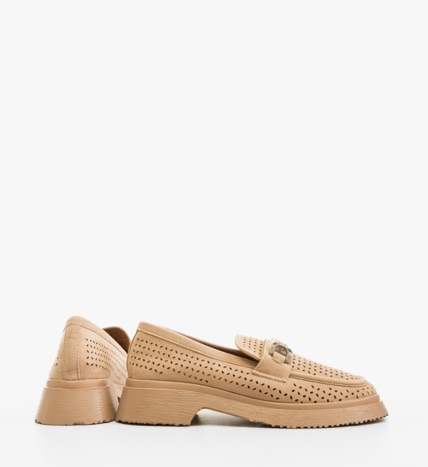 Pantofi Casual Irry Bej - Img 3