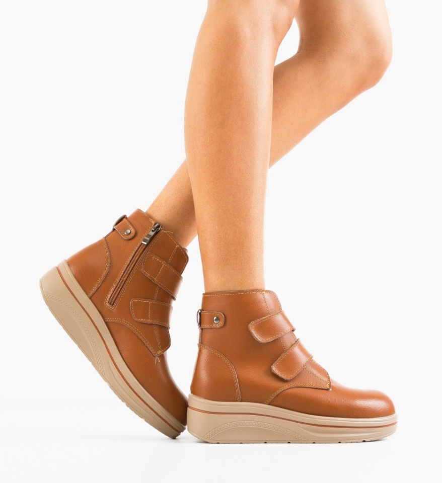 Pantofi Casual Jabal Camel 2 - Img 6