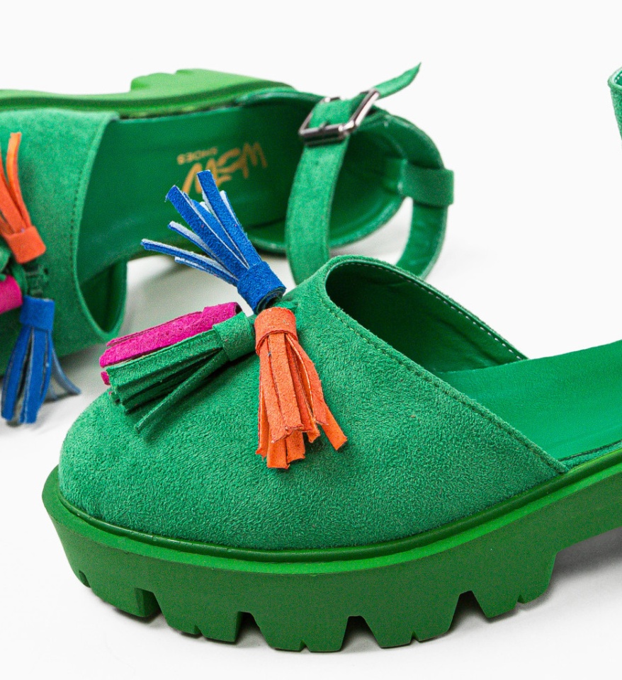 Pantofi Casual Jaila Verzi - Img 12