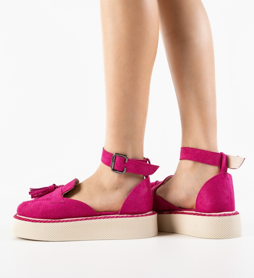 Pantofi Casual Kalin Fuchsia - Img 8