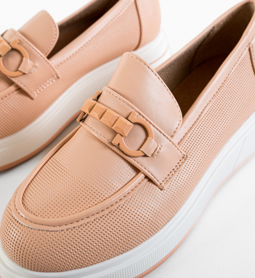Pantofi Casual Kores Roz - Img 4