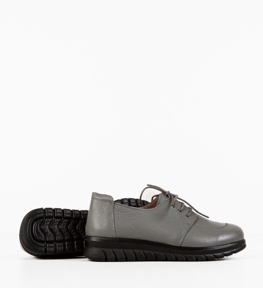 Pantofi Casual Leonates Gri - Img 2