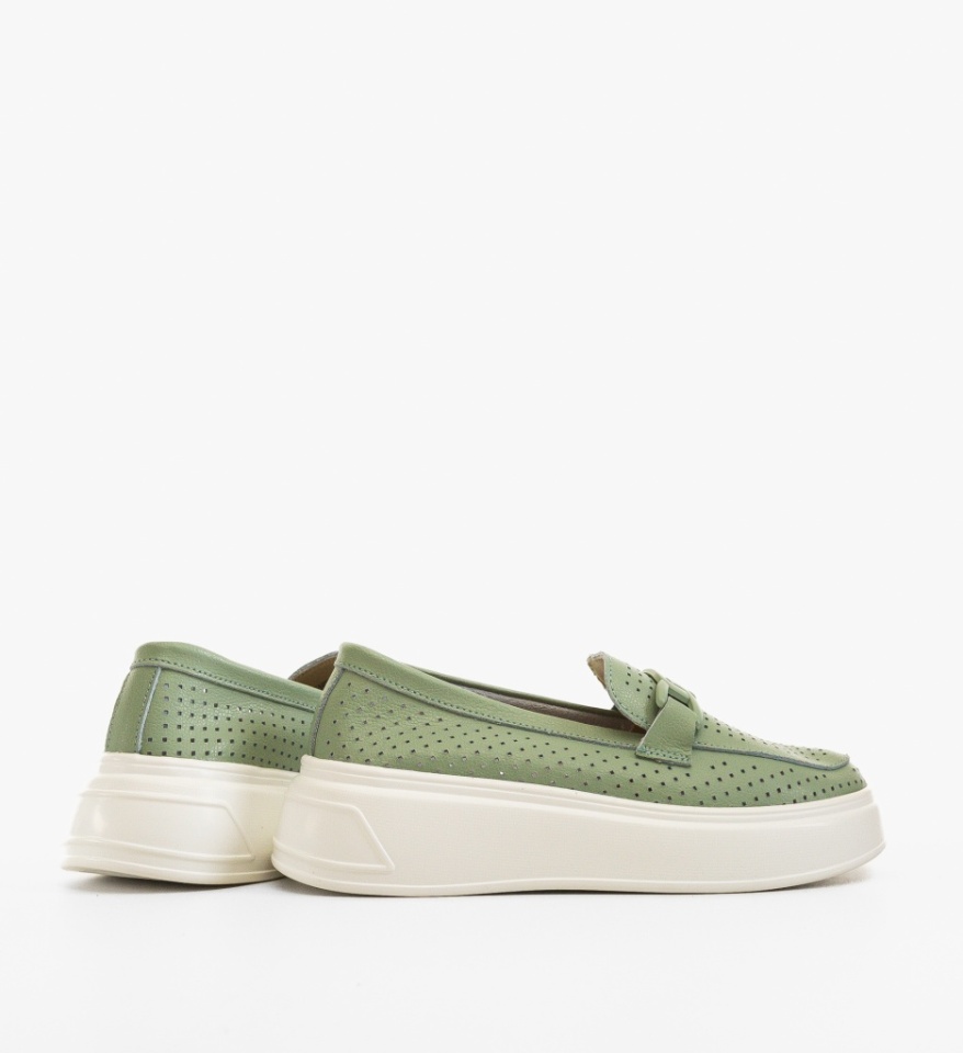 Pantofi Casual Lezzer Verzi - Img 5