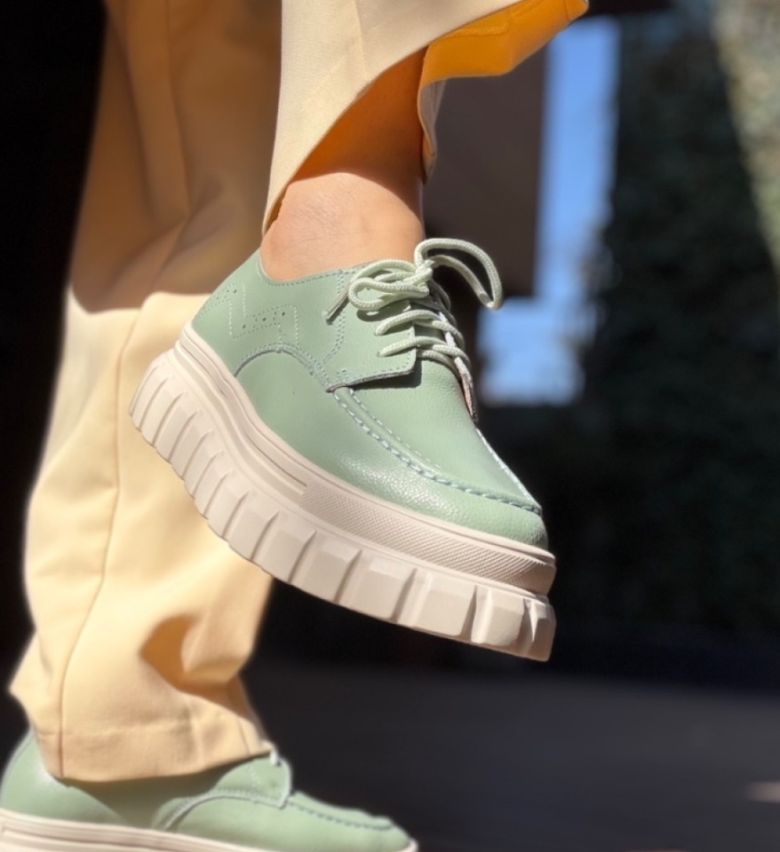 Pantofi Casual Loprem Verzi - Img 13