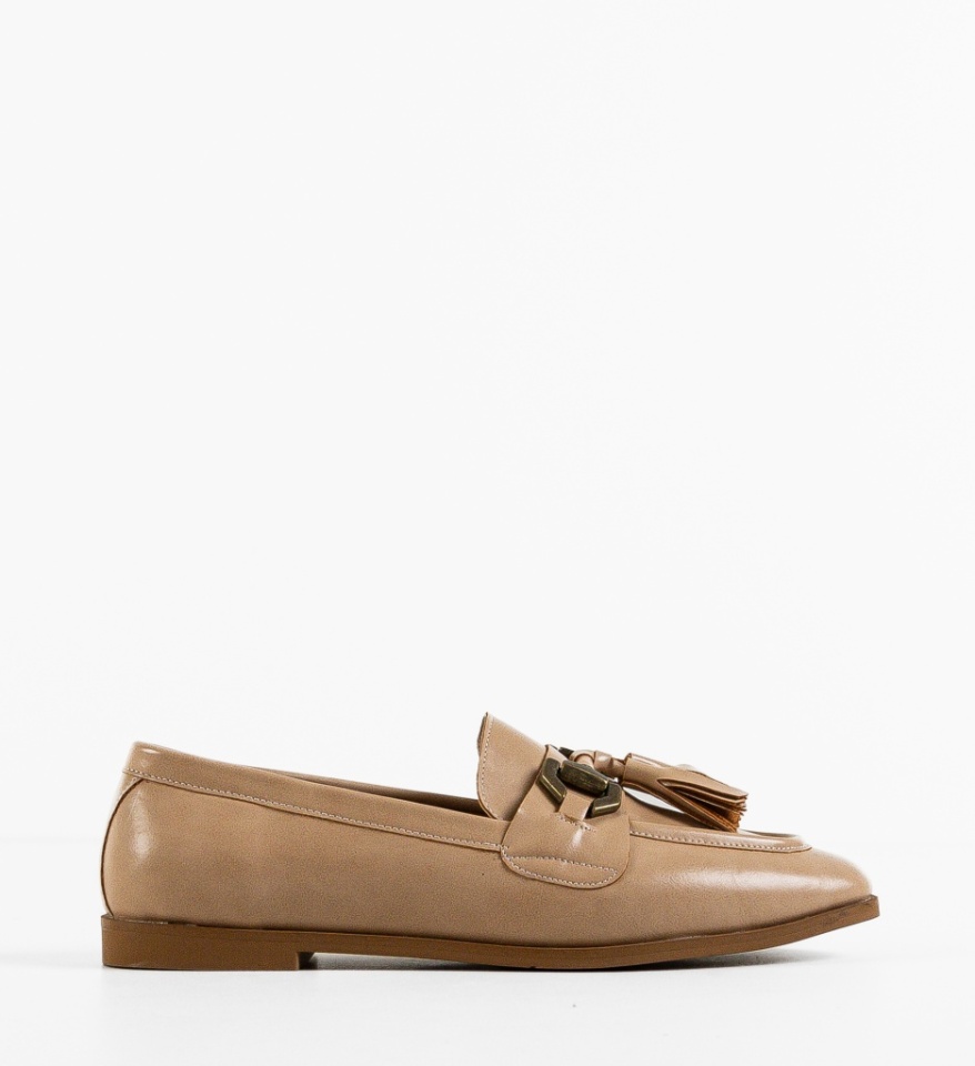 Pantofi Casual Loroy Bej - Img 6