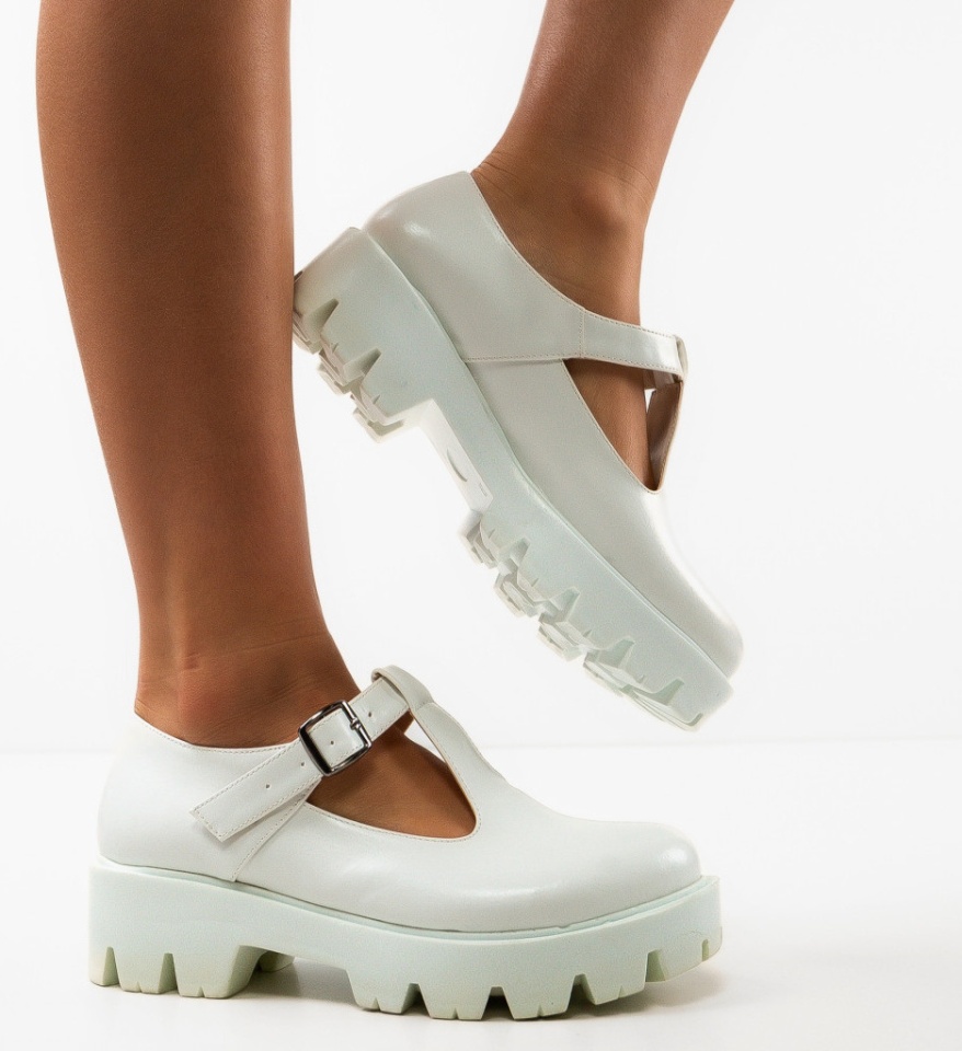 Pantofi Casual Lybon Albi - Img 6
