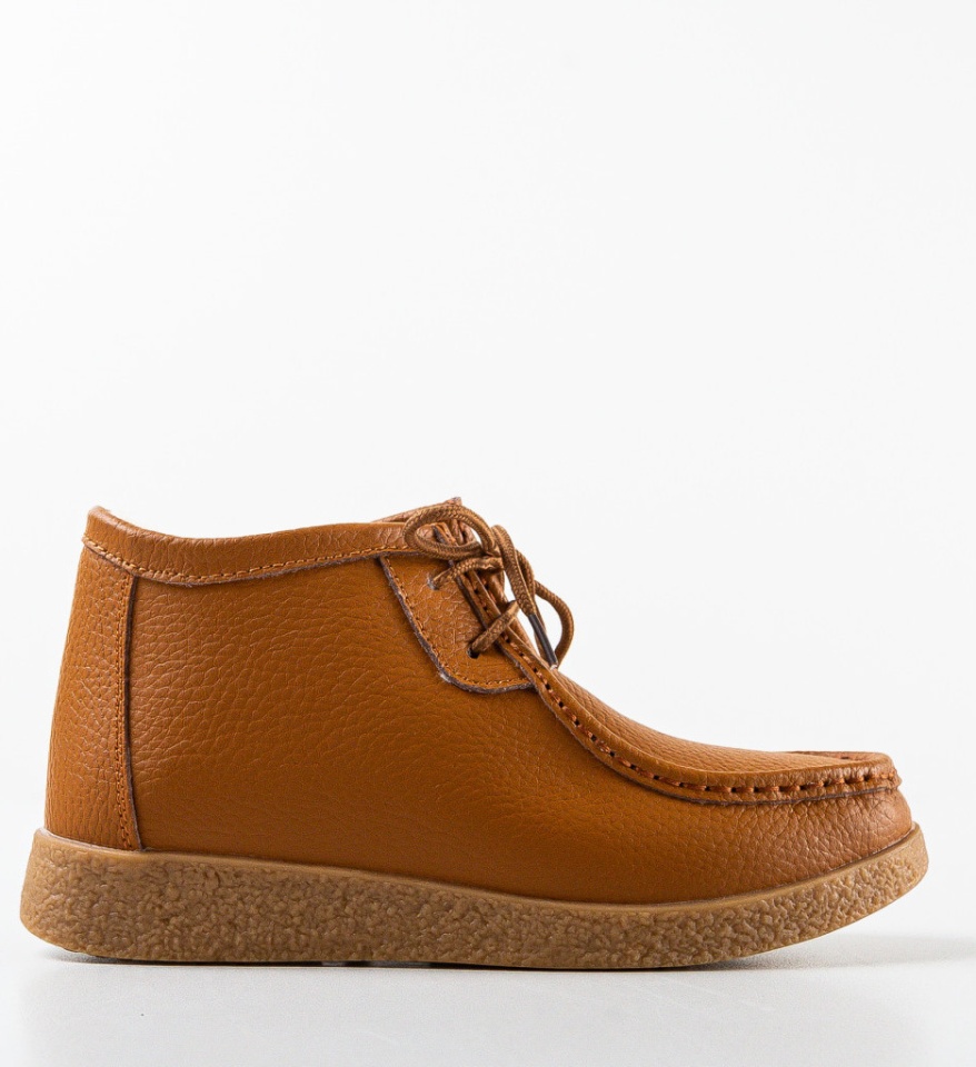 Pantofi Casual Munela Camel - Img 13