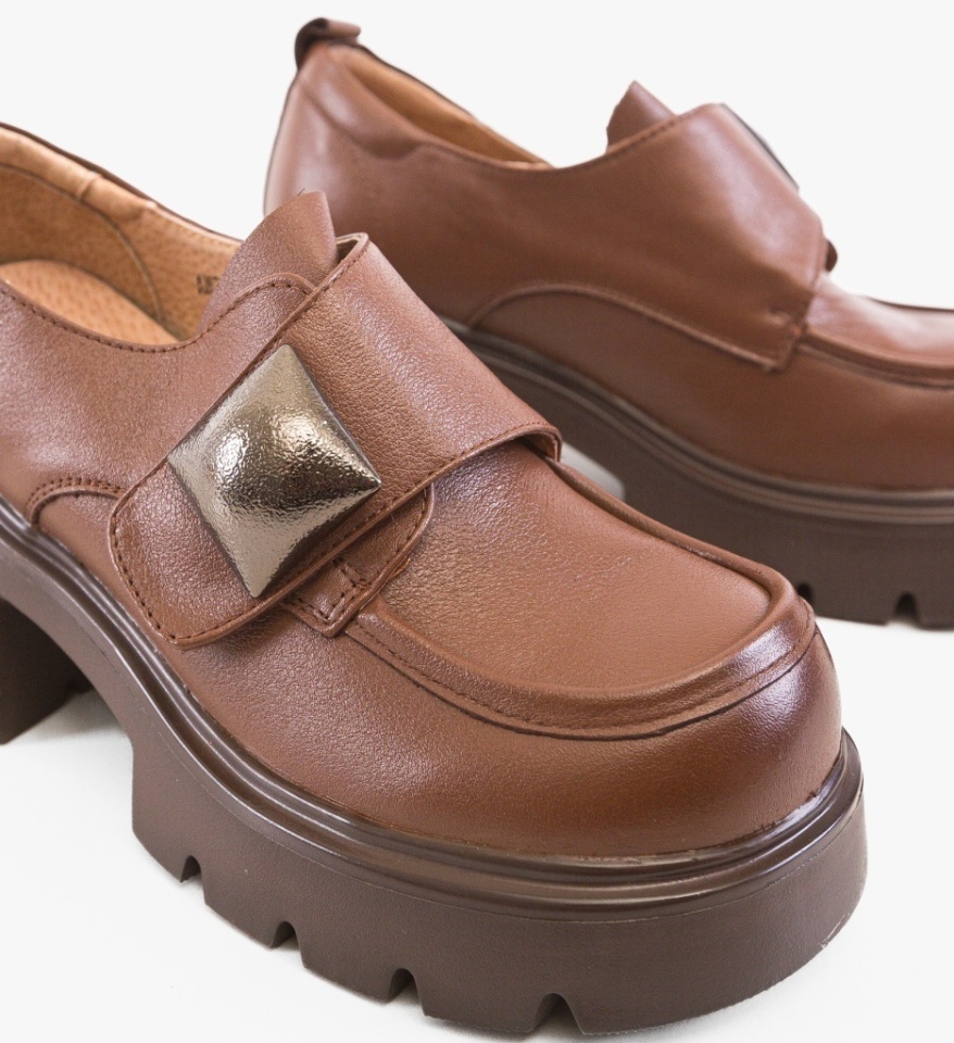 Pantofi Casual Nanyt Camel - Img 5