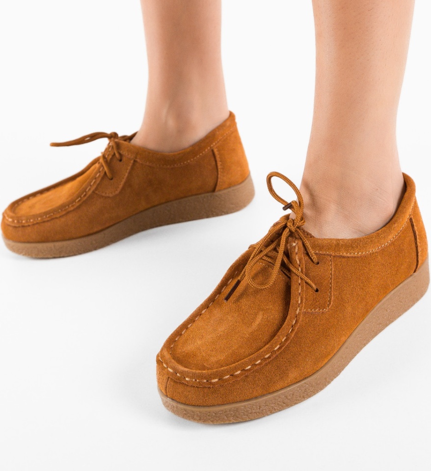 Pantofi Casual Neca Camel 2 - Img 5