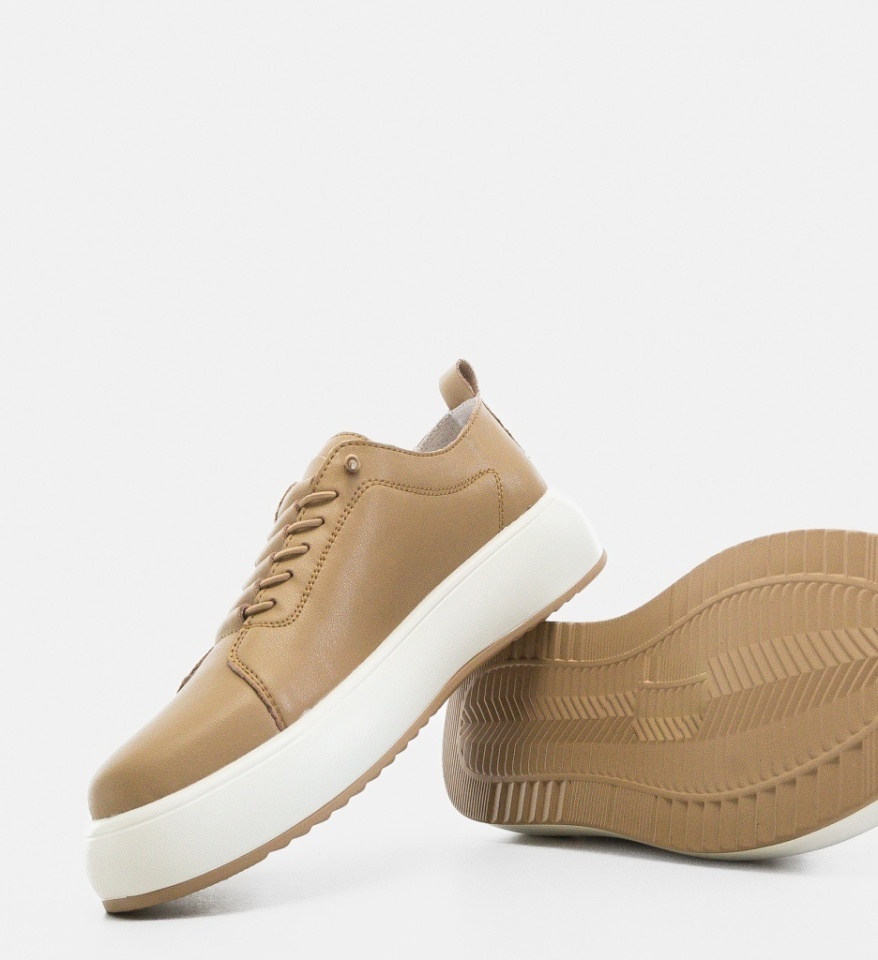 Pantofi Casual Neyn Khaki - Img 3
