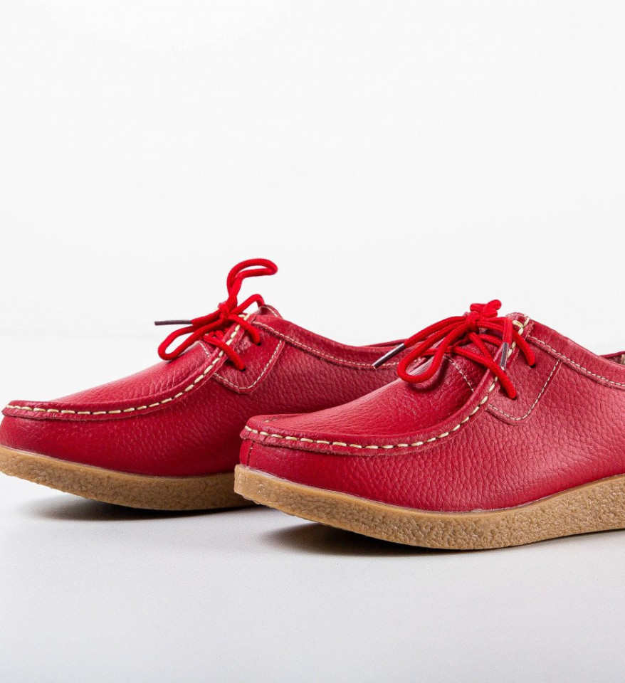 Pantofi Casual Niko Rosii - Img 2