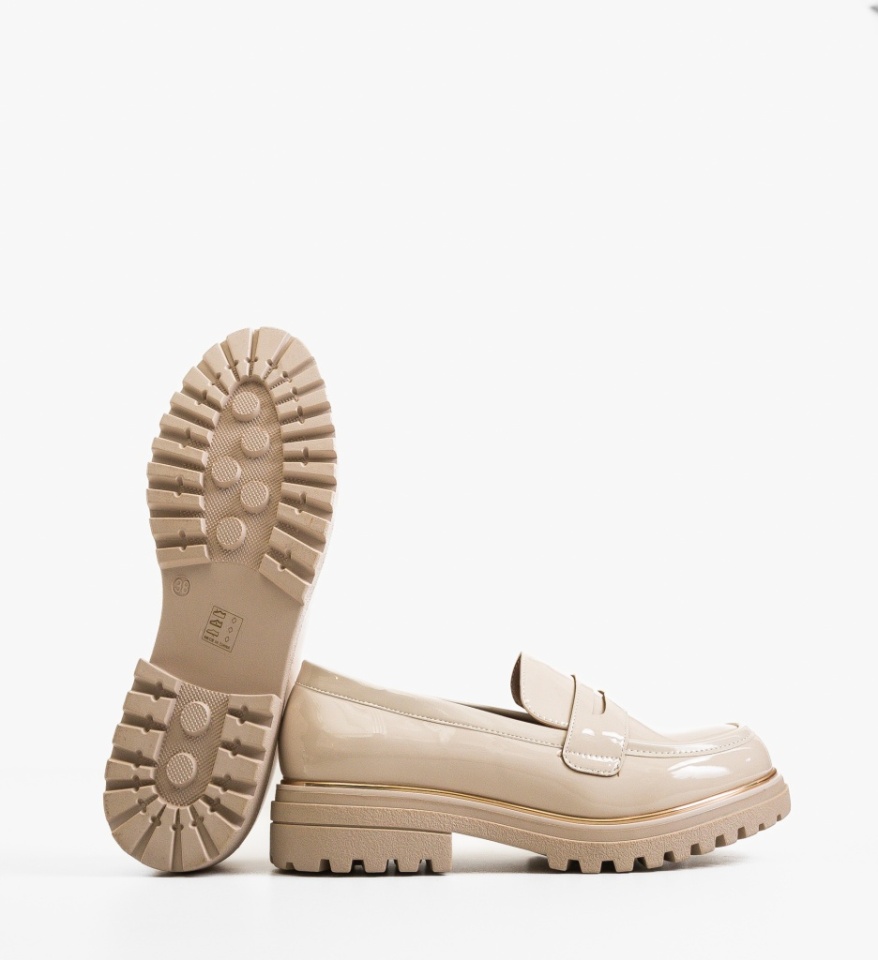 Pantofi Casual Oliwier Bej - Img 3