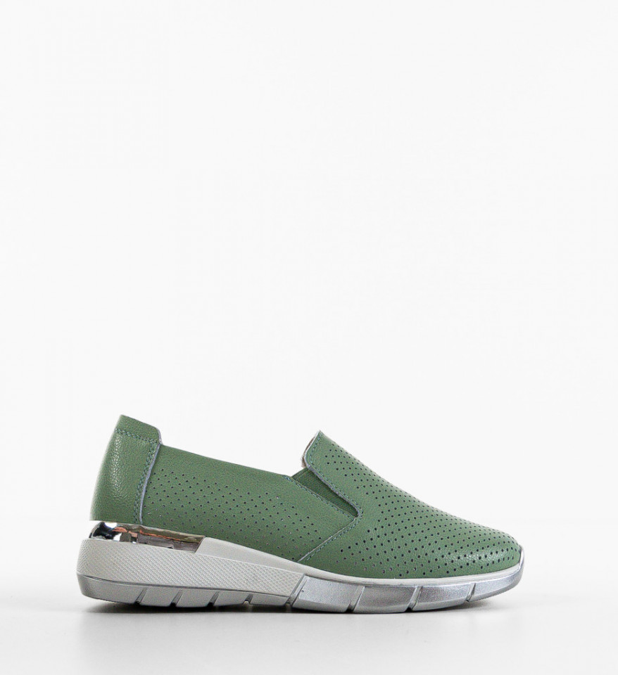 Pantofi Casual Pufine Verzi - Img 2