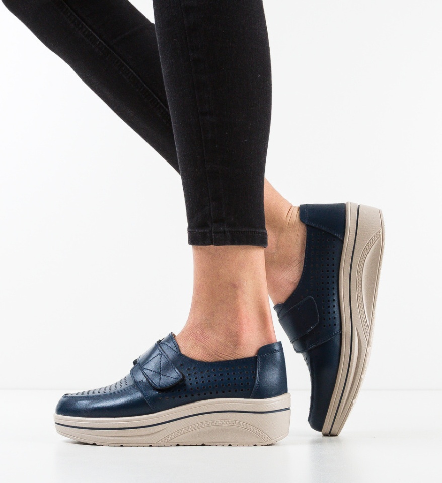 Pantofi Casual Rezolito Bleumarin - Img 12