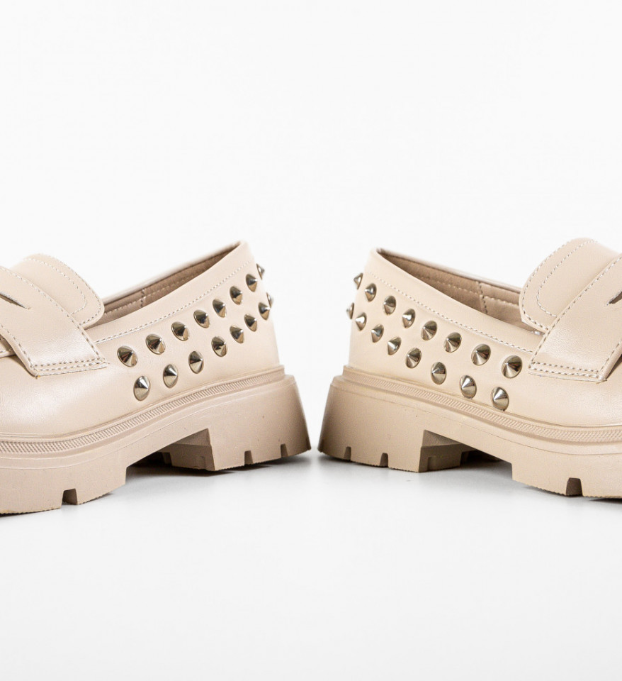 Pantofi Casual Roac Bej - Img 3