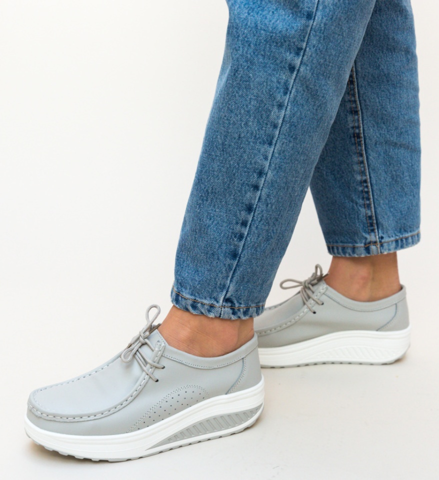 Pantofi Casual Roly Gri - Img 10