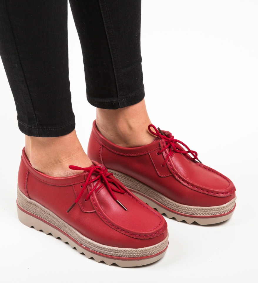 Pantofi Casual Sag Rosii - Img 10