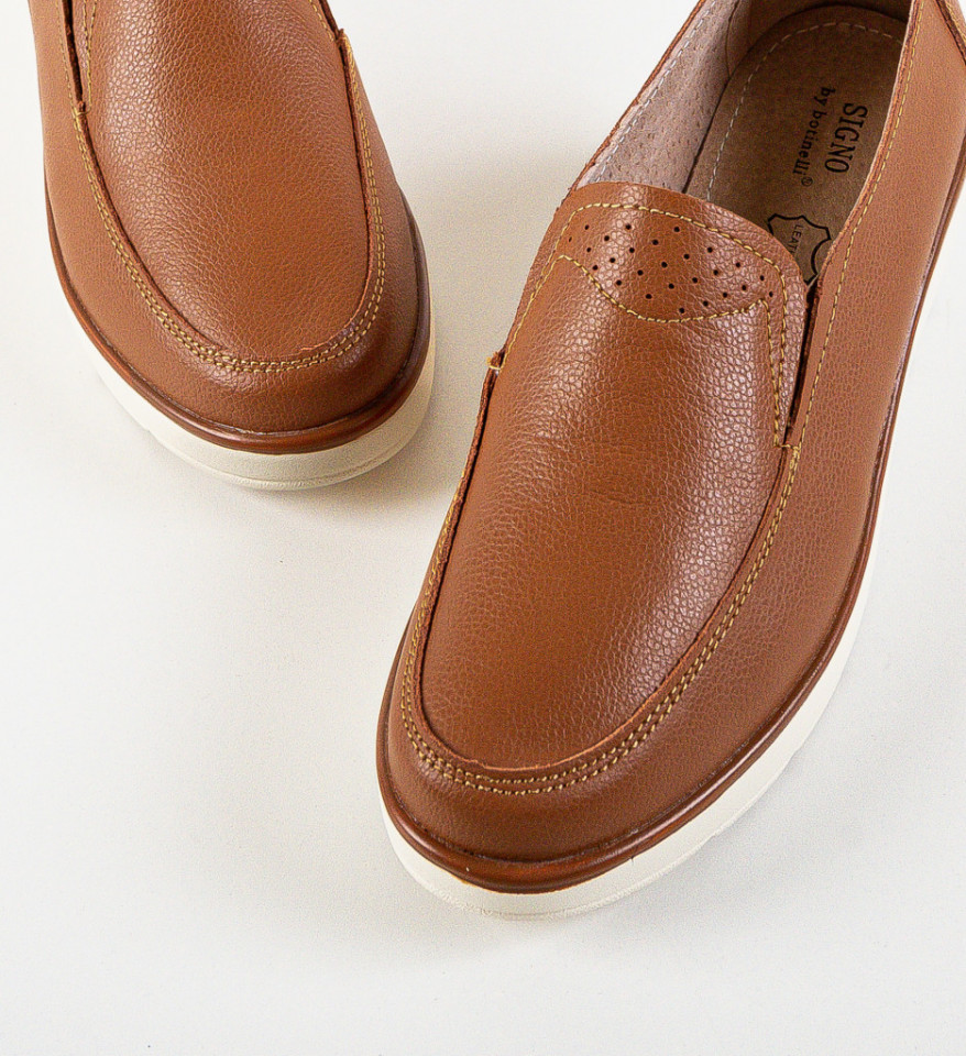 Pantofi Casual Sanam Camel - Img 4