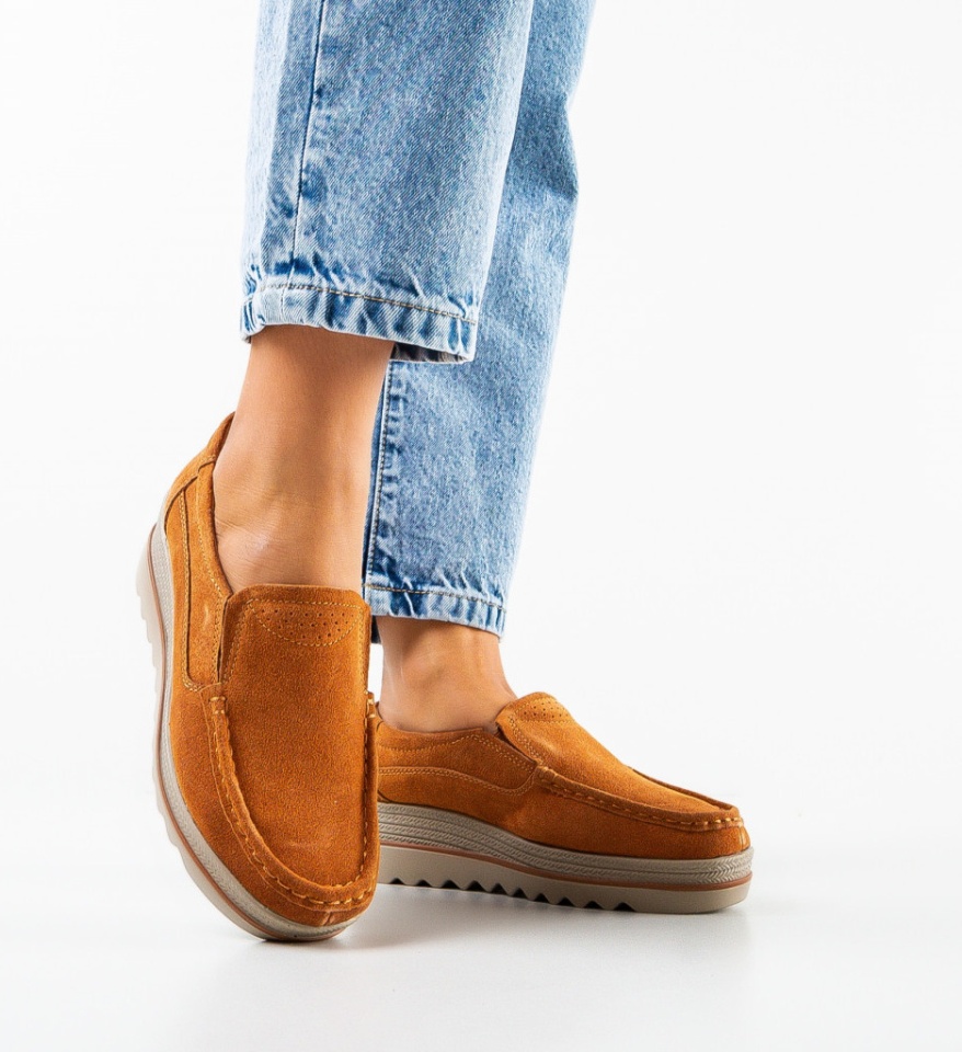 Pantofi Casual Smirno Camel - Img 5