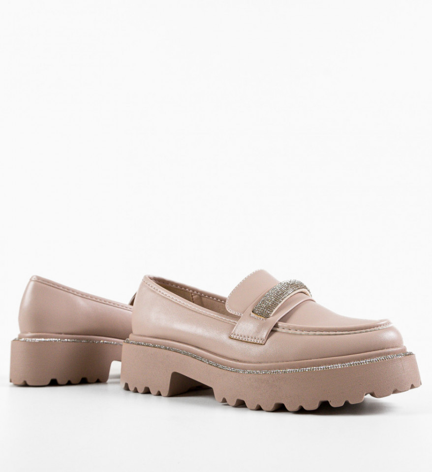 Pantofi Casual Smith Bej - Img 3