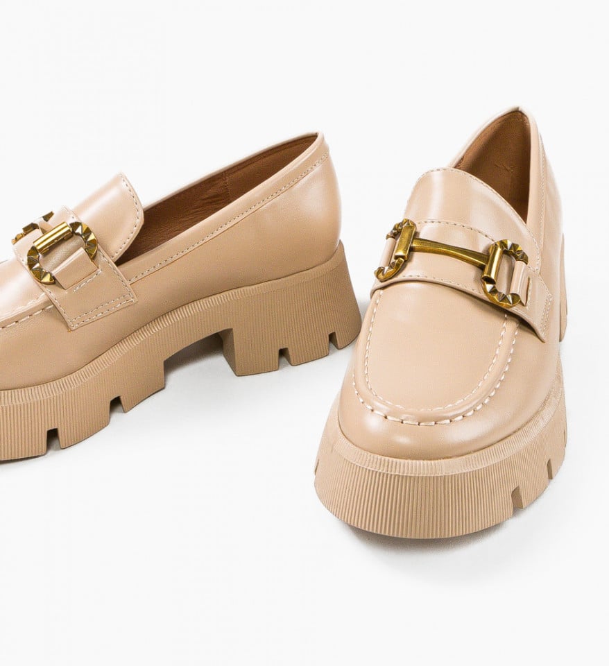 Pantofi Casual Spencer Bej - Img 2