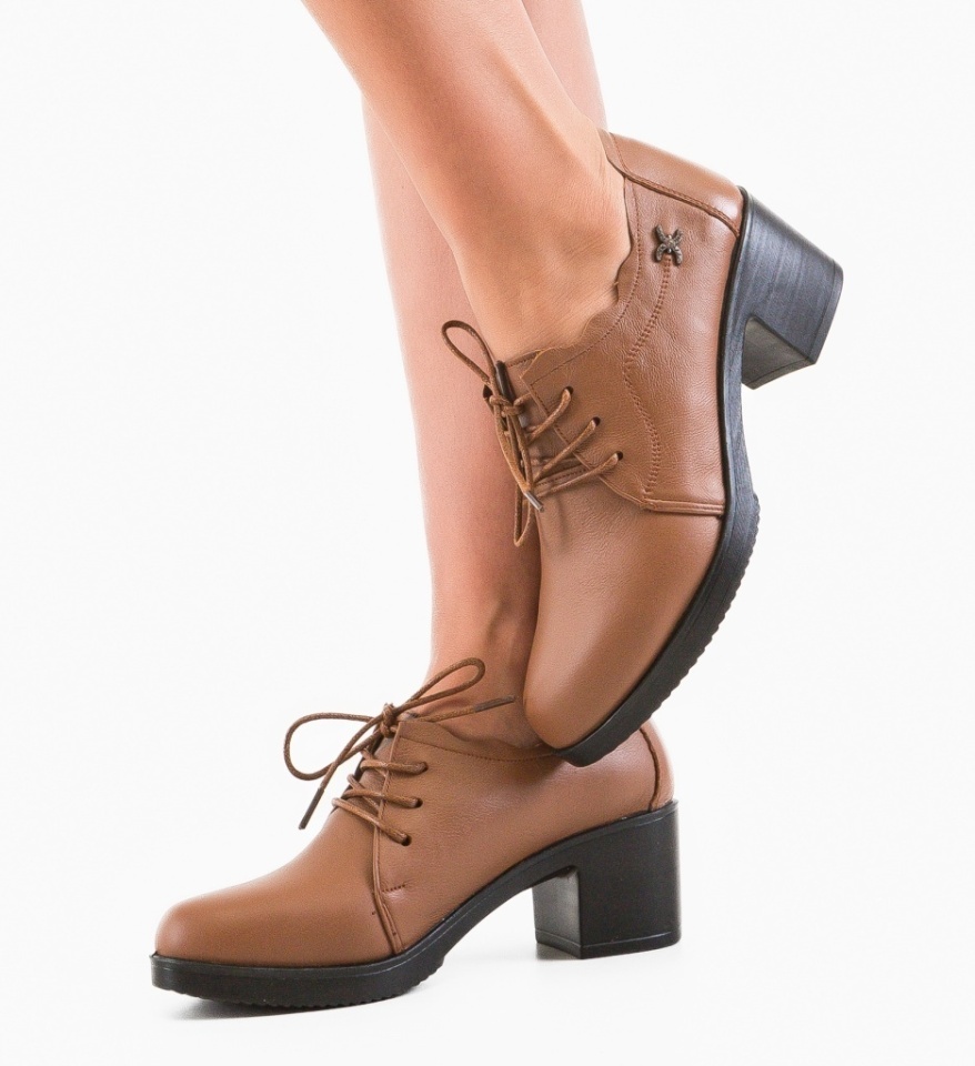 Pantofi Casual Tyborc Camel - Img 4