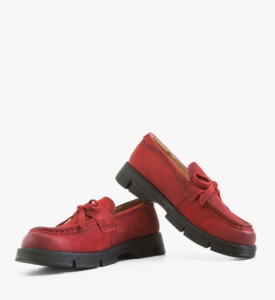 Pantofi Casual Vesa Rosii - Img 3