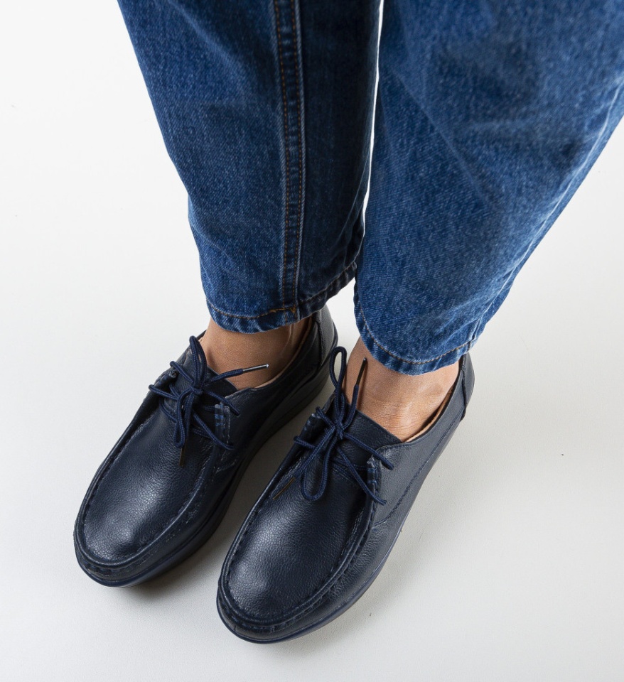 Pantofi Casual Vlasta Bleumarin - Img 4