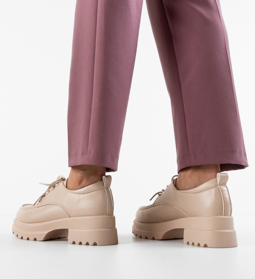 Pantofi Casual Welc Bej - Img 5
