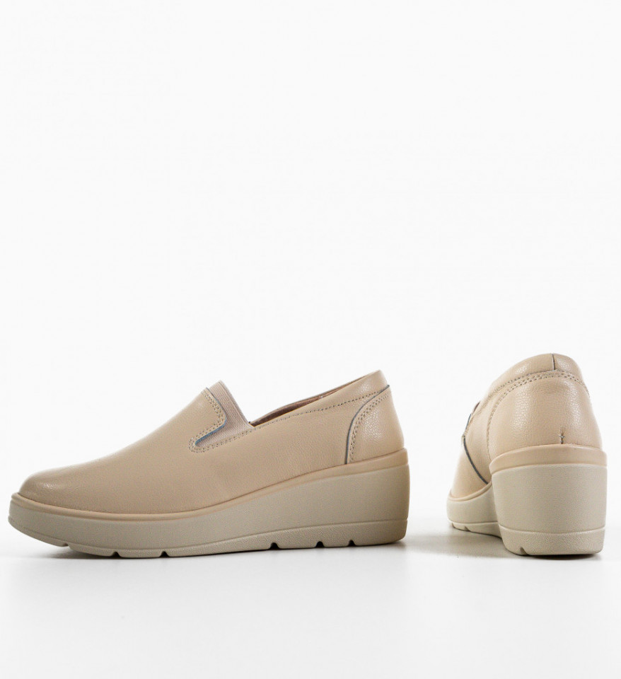 Pantofi Casual Yanam Bej - Img 2